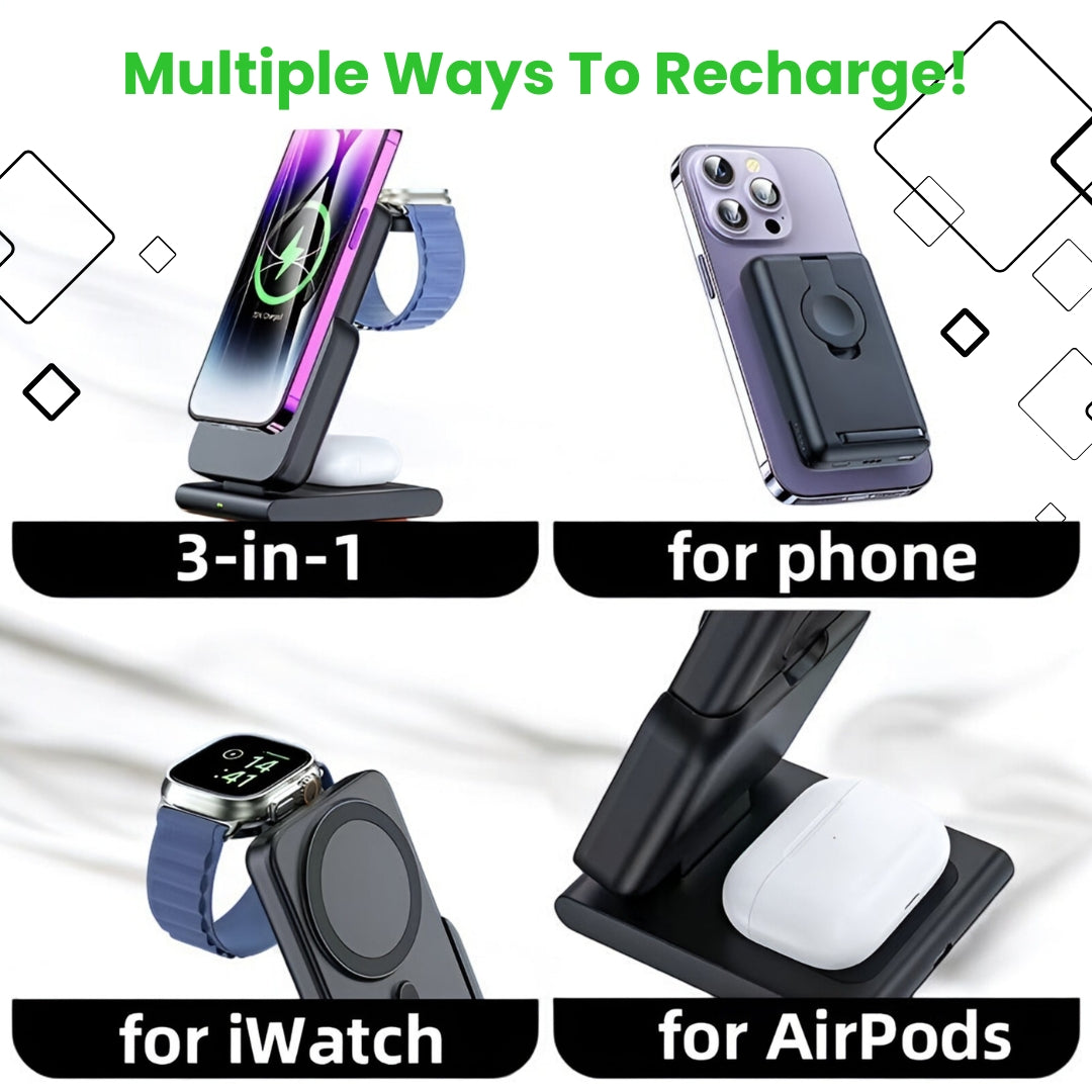 MagCharge Trio – Magnetic, wireless, and portable all in one
