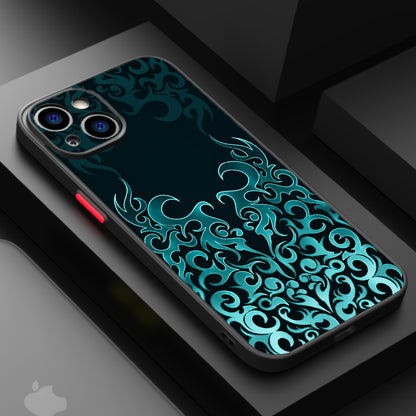 Abyssal Teal Gothic Filigree — Matte Lux Case