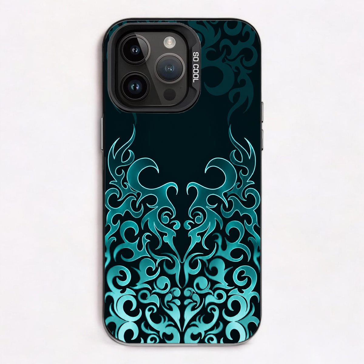 Abyssal Teal Gothic Filigree — Lux Cool Case