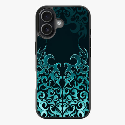 Abyssal Teal Gothic Filigree — Lux Clarity Case