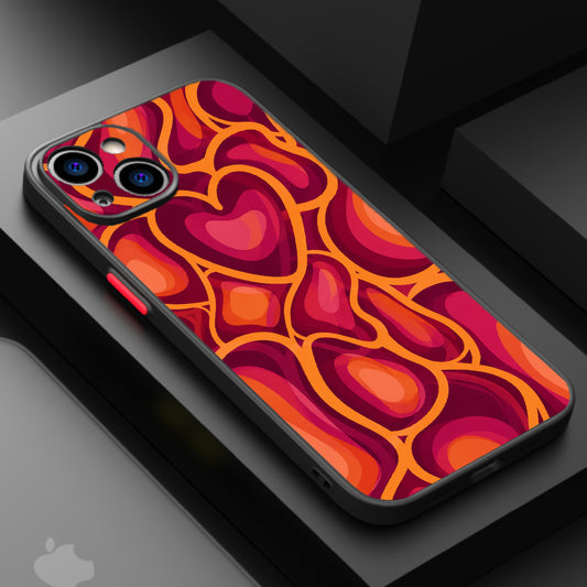Afterglow Affair Warped Hearts — Matte Lux Case
