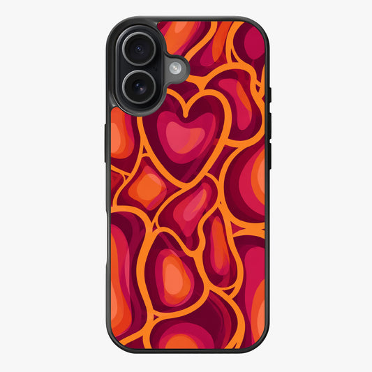 Afterglow Affair Warped Hearts — Lux Clarity Case