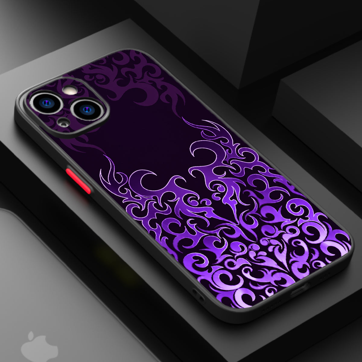 Aubergine Gothic Filigree — Matte Lux Case