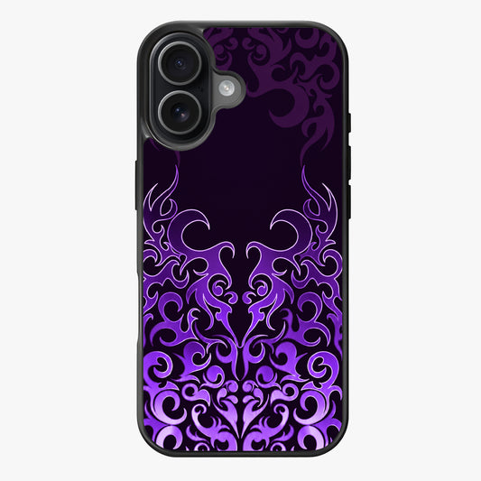 Aubergine Gothic Filigree — Lux Clarity Case