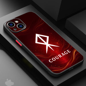 COURAGE - bravery & valor - Matte Lux Cases