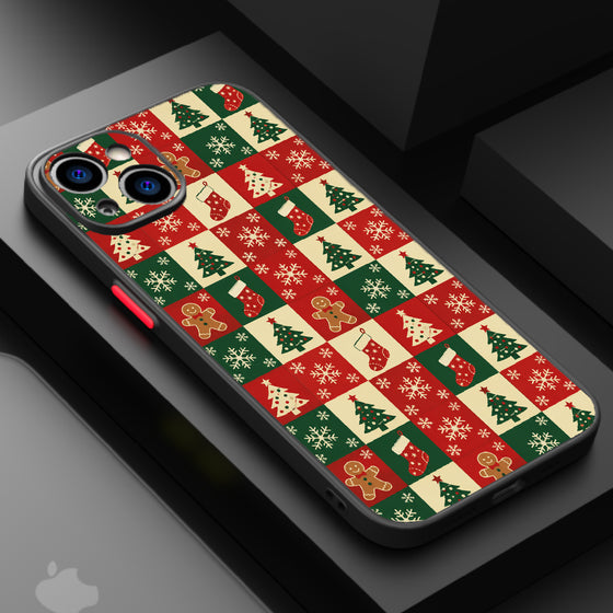 Christmas Grid - Matte Lux Cases