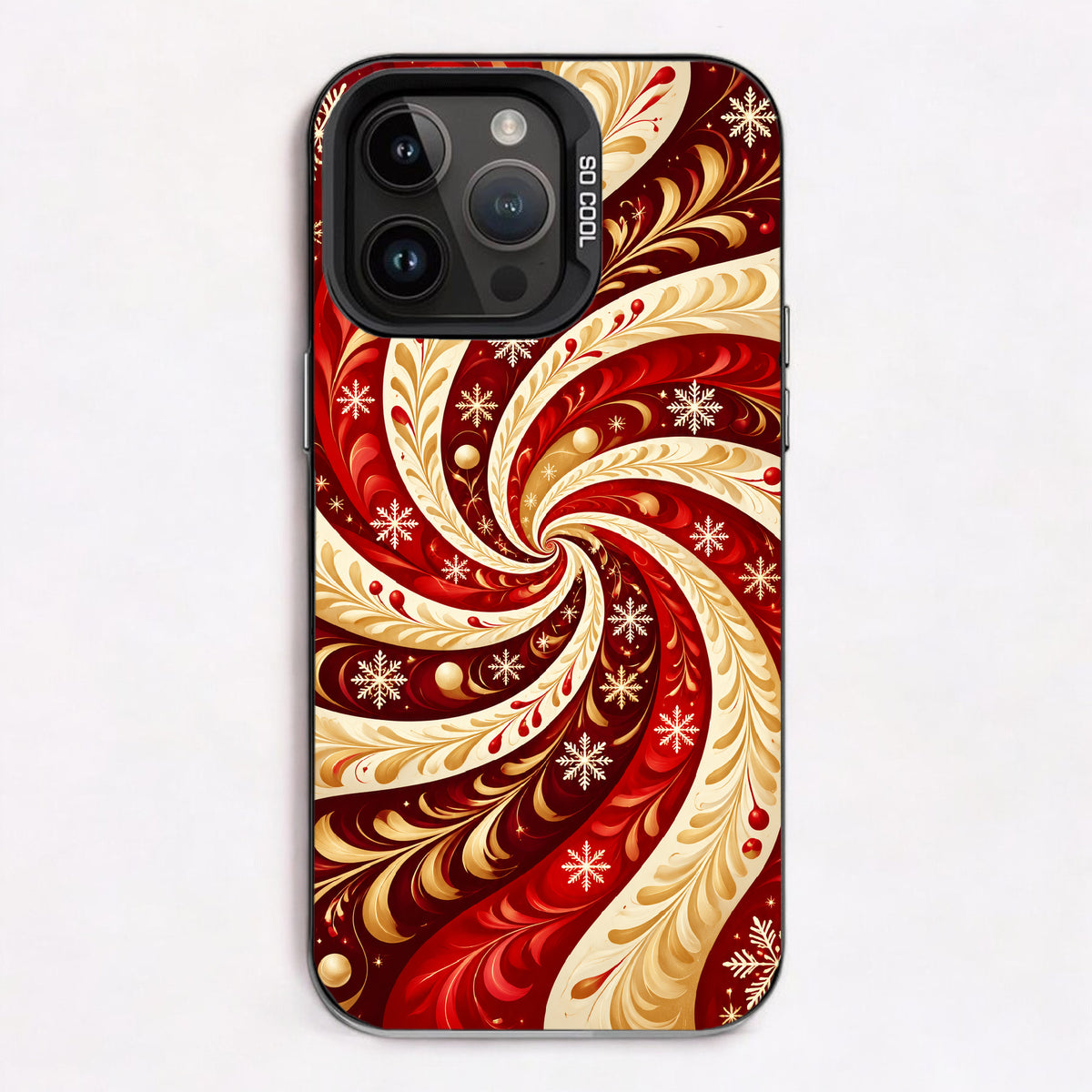 Christmas Swirls Cocoa — Lux Cool Case