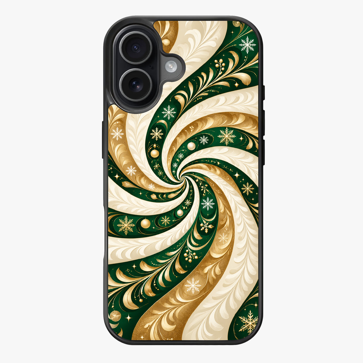 Christmas Swirls Luxury — Lux Clarity Case