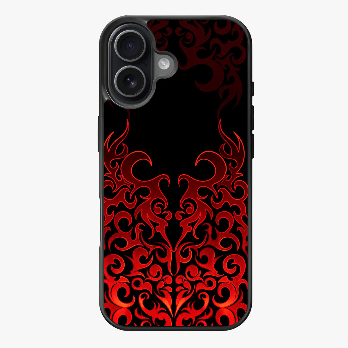 Crimson Gothic Filigree — Lux Clarity Case