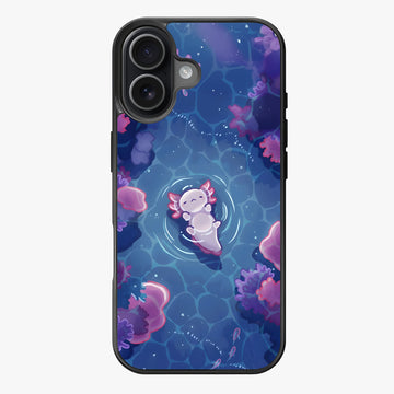 Cute Axolotl River - Lux Clarity Cases