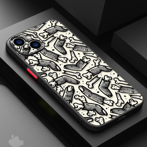 Dead Man's Hand - Bone White - Matte Lux Cases