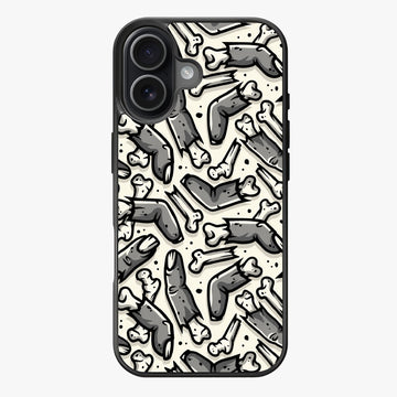 Dead Man's Hand - Bone White - Lux Clarity Cases