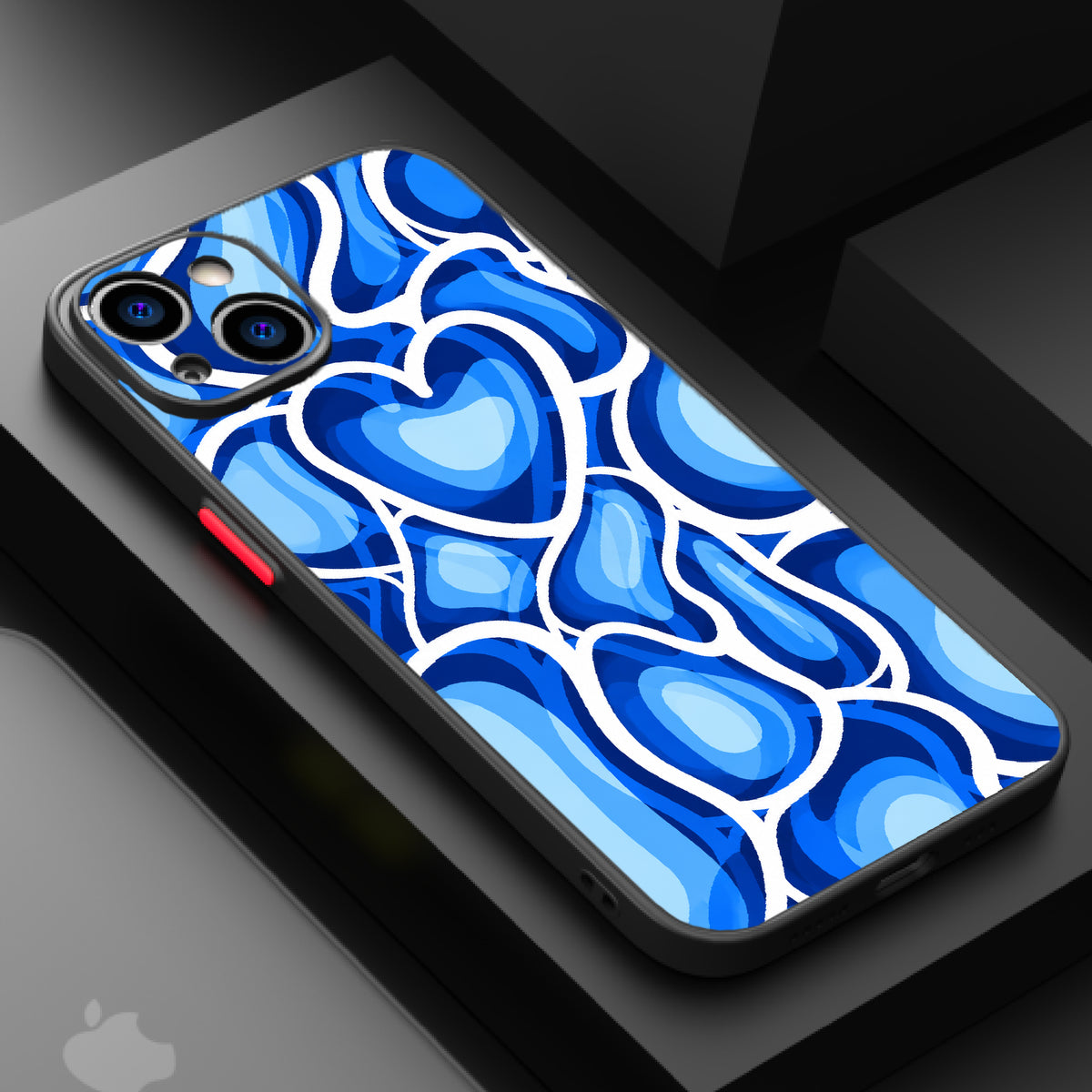 Frost Crush Warped Hearts — Matte Lux Case