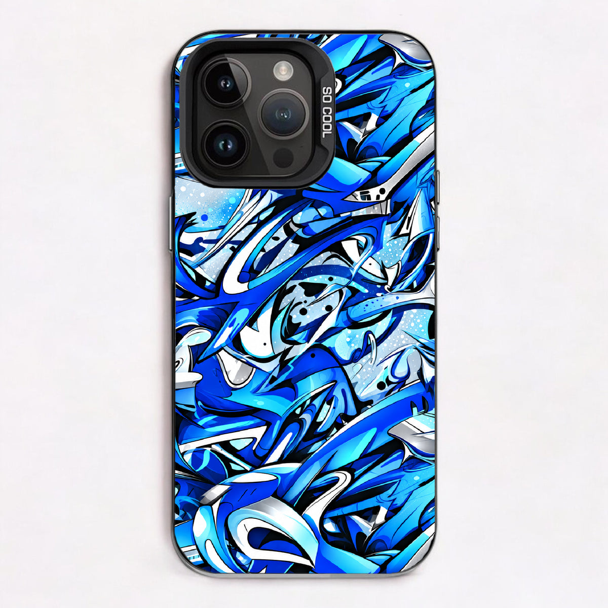 Glacial blue Intwinded Graffiti — Lux Cool Case