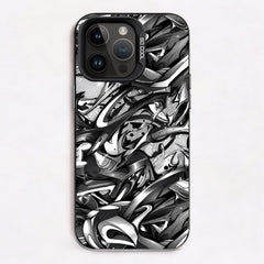 Graphite chrome Intwinded Graffiti