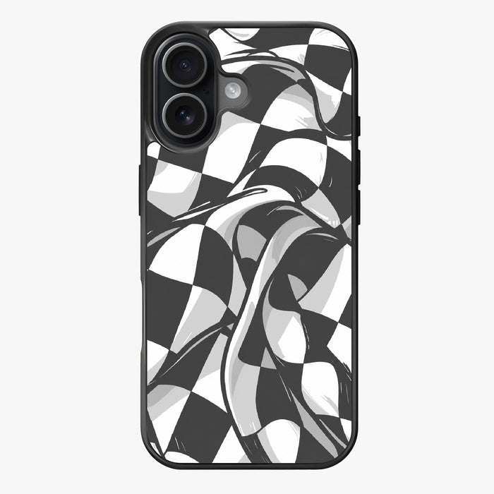Draped Checkboard - Lux Clarity Cases