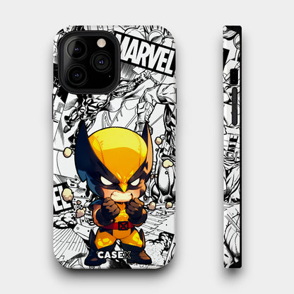 Cute Deadpool & Wolverine - Lux Impact Cases
