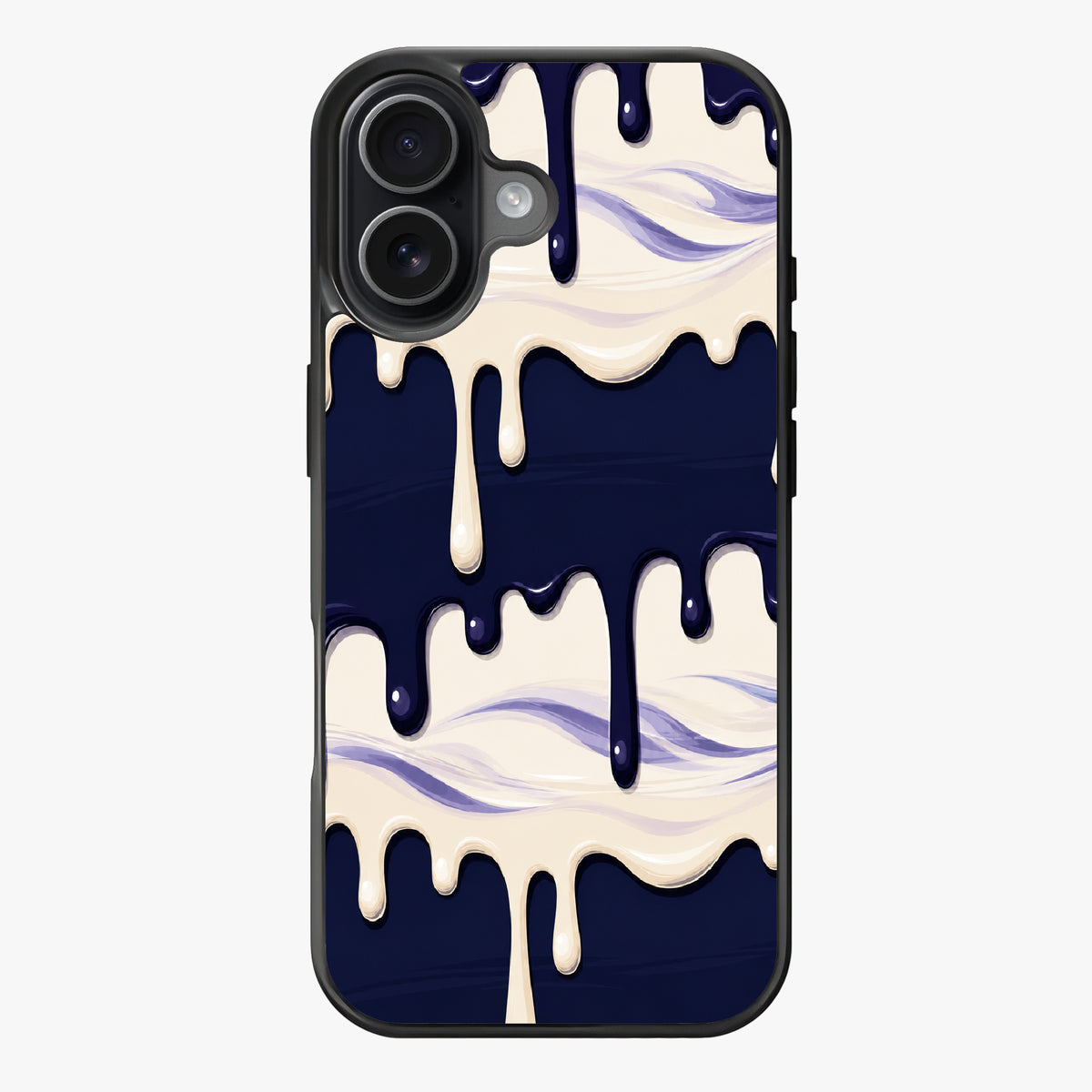 Indigo Blueberry Cheesecake Drip Cascade — Lux Clarity Case