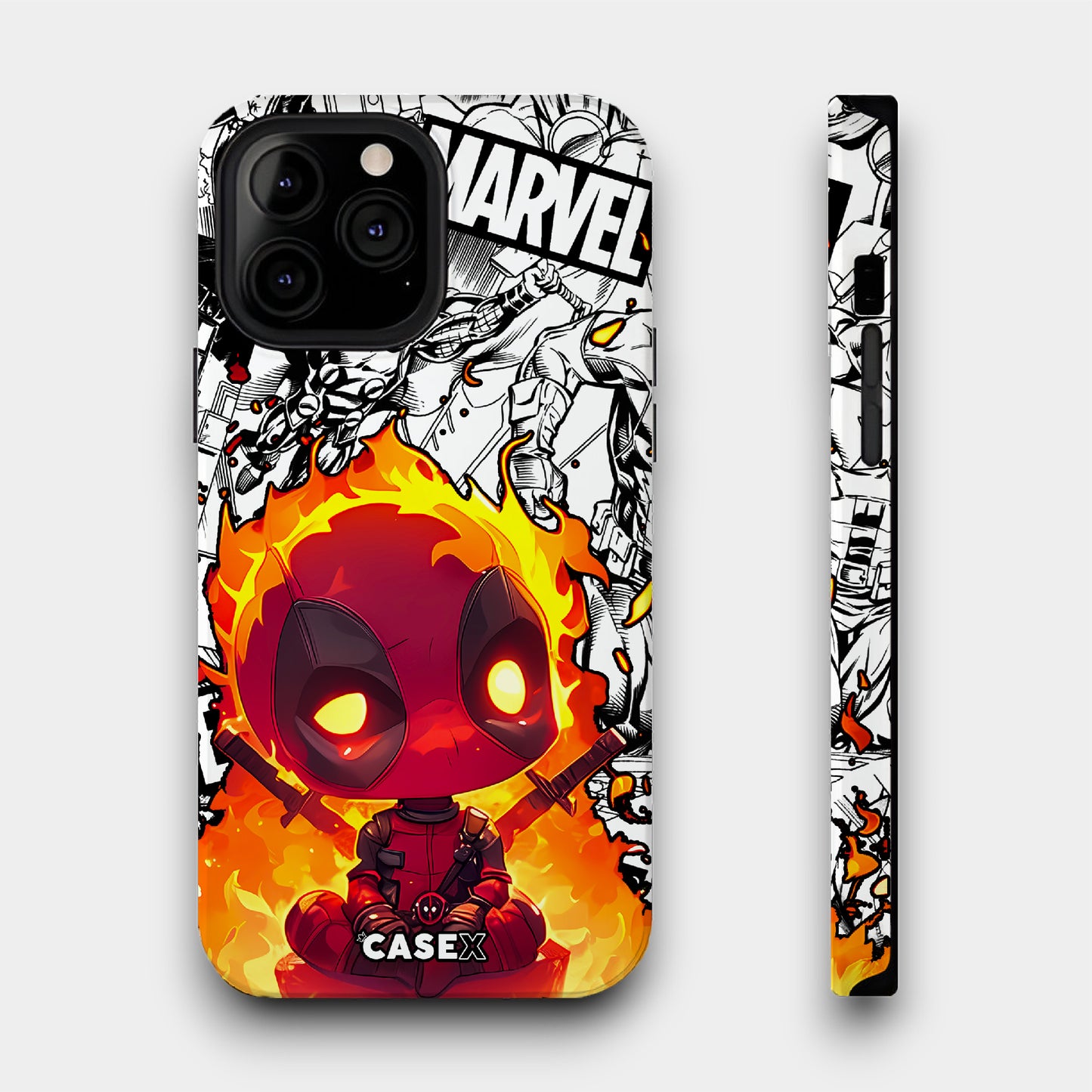 Cute Deadpool & Wolverine - Lux Impact Cases