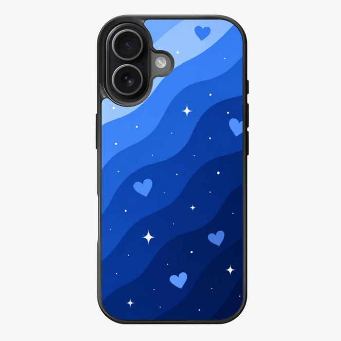 Hearts & Waves - Lux Clarity Cases
