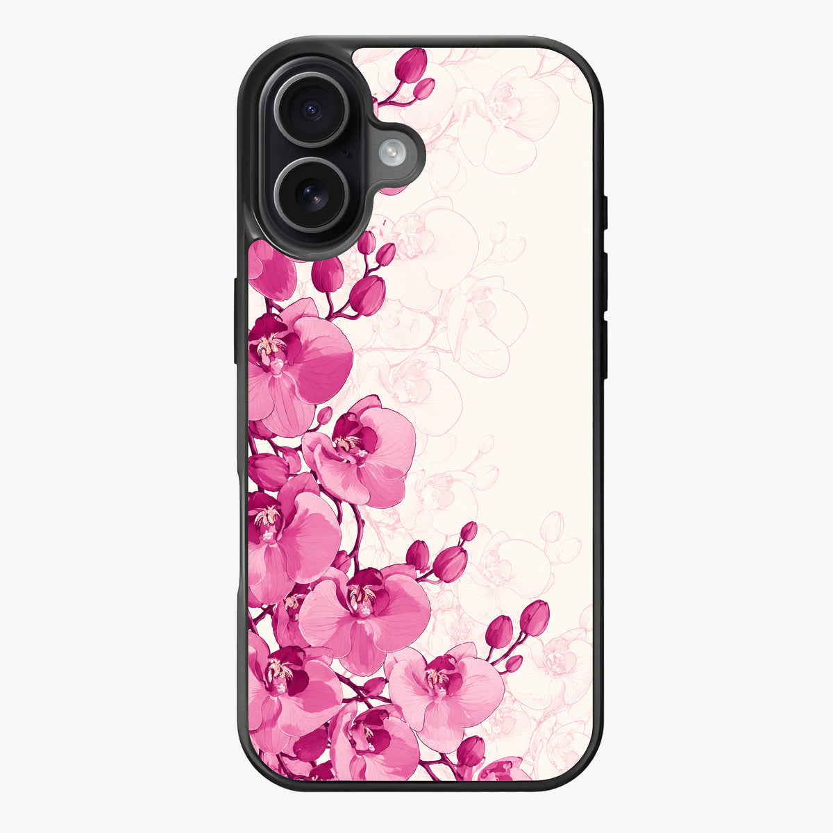 Orchids Magenta — Lux Clarity Case