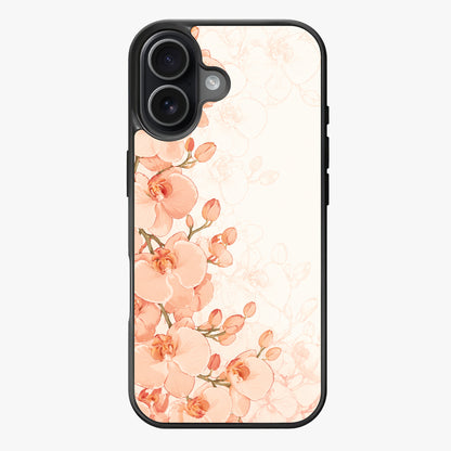 Orchids Peach — Lux Clarity Case
