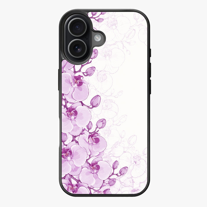 Faded Orchids - Lux Clarity Cases