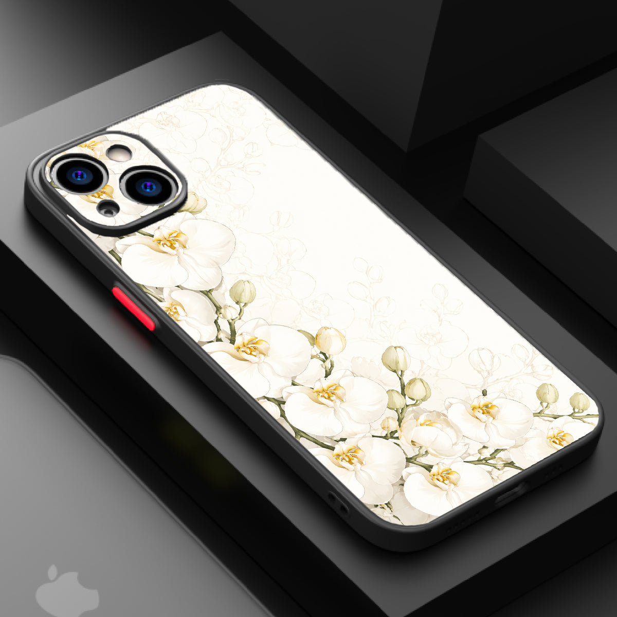 Orchids White — Matte Lux Case