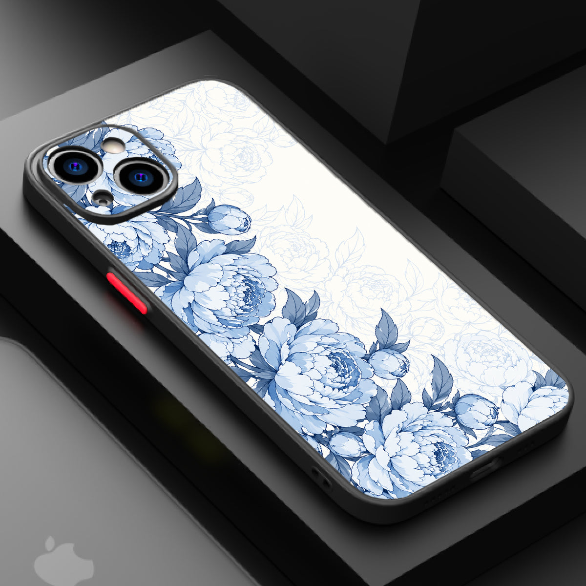 Peony Blue — Matte Lux Case