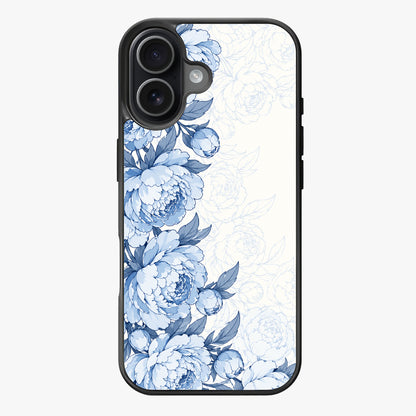 Peony Blue — Lux Clarity Case