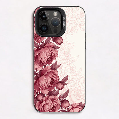 Peony Burgundy — Lux Cool Case