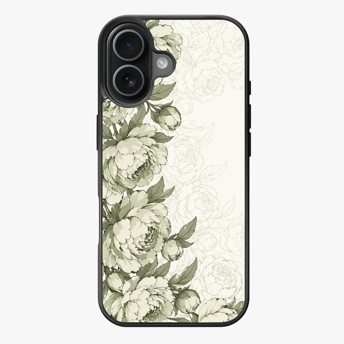 Faded Peonies - Lux Clarity Cases