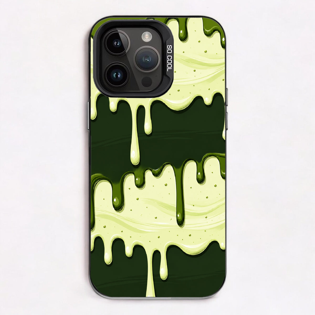 Pistachio Cream Drip Cascade — Lux Cool Case