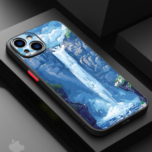 Pixel Fall - Matte Lux Cases