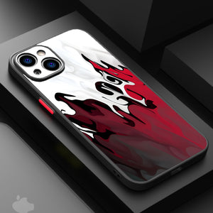 Red Flame - Matte Lux Cases