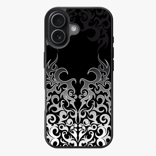 Silver Gothic Filigree — Lux Clarity Case