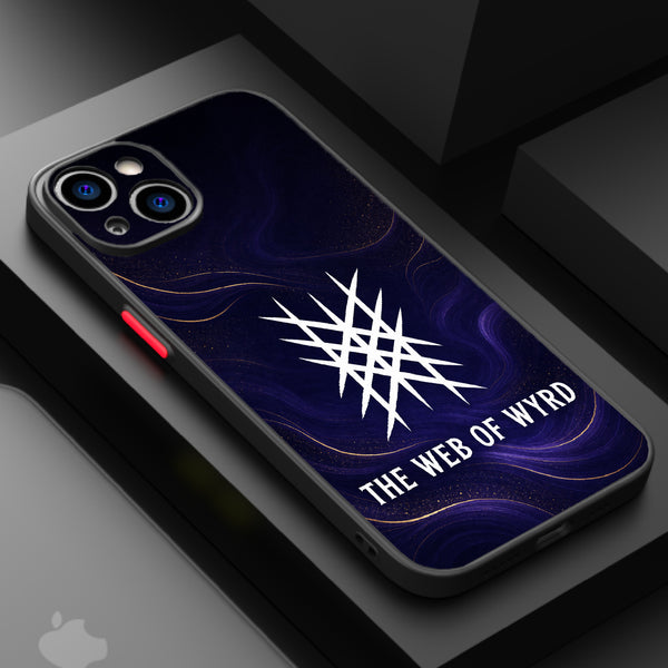 THE WEB OF WYRD - the web of fate, all things connected - Matte Lux Cases