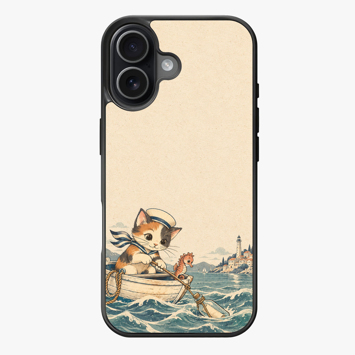 Vintage Cat Sailor — Lux Clarity Case