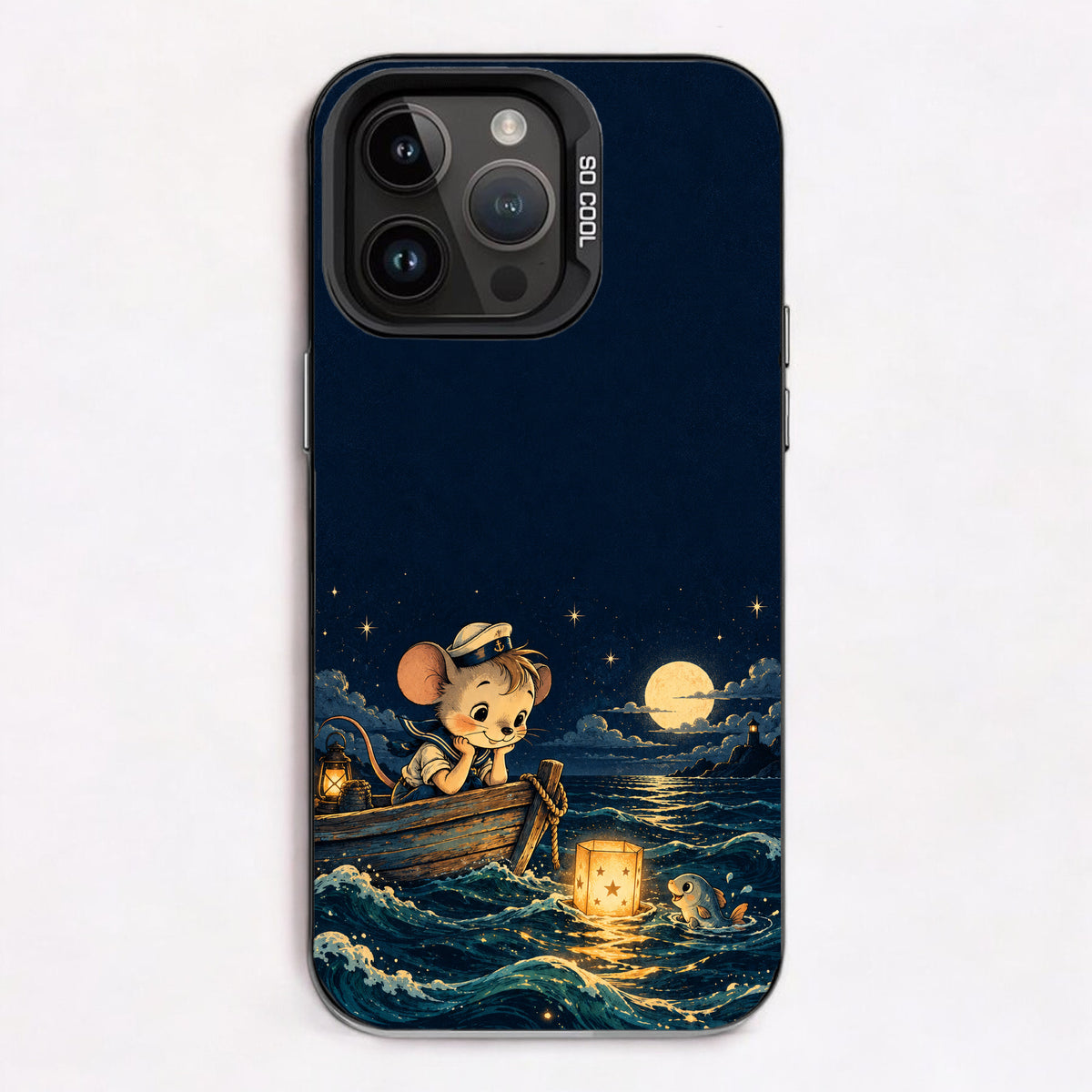 Vintage Mouse Sailor Night — Lux Cool Case