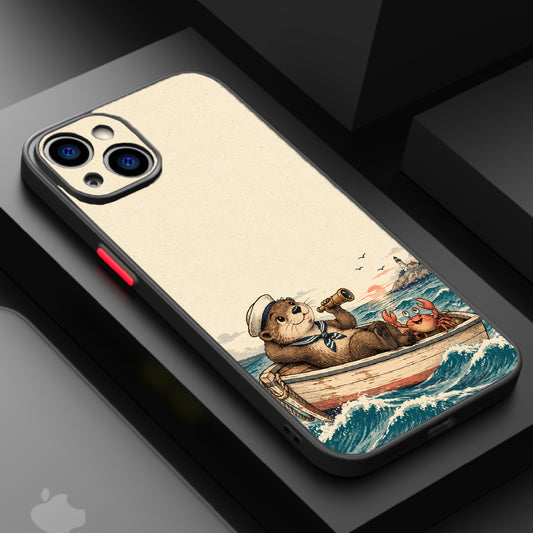 Vintage Otter Sailor — Matte Lux Case