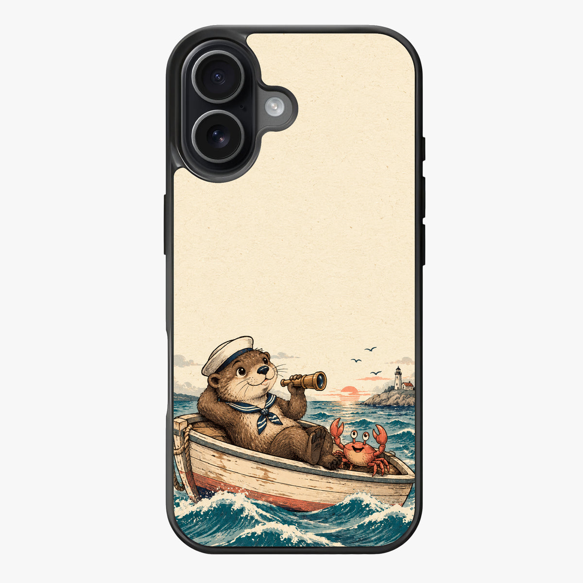 Vintage Otter Sailor — Lux Clarity Case