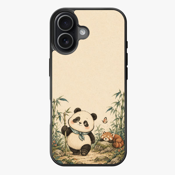 Vintage Panda’s Bamboo Grove Stroll - Lux Clarity Cases