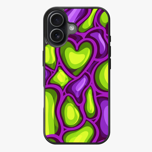 Voltage Crush Warped Hearts — Lux Clarity Case