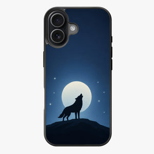 Wolf Moon Silhouette - Lux Clarity Cases