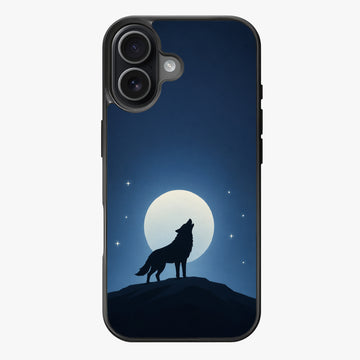 Wolf Moon Silhouette - Lux Clarity Cases
