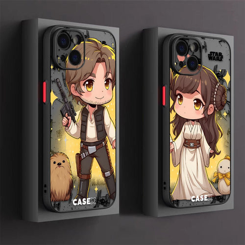 Han + Leia Matte Lux iPhone Cases (X-15) - Case X Kingdom